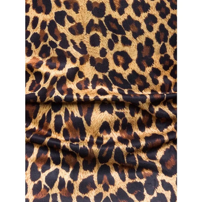 1pc New Men's Fashion T-shirt Leopard Print Short