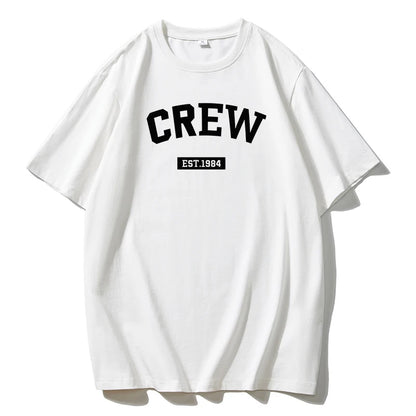 Blessyuki Summer Plus Size Cotton T-shirts Women 2023 Soft O-neck Letter Printed Tees Casual Short Sleeve All-match Female Tops