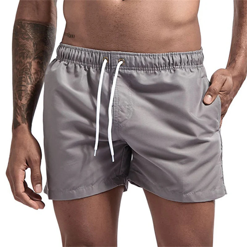 Mens Swim Trunks with Pockets Mesh Liner Summer