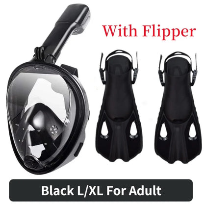 Underwater Scuba Anti Fog Full Face Diving Mask Snorkeling