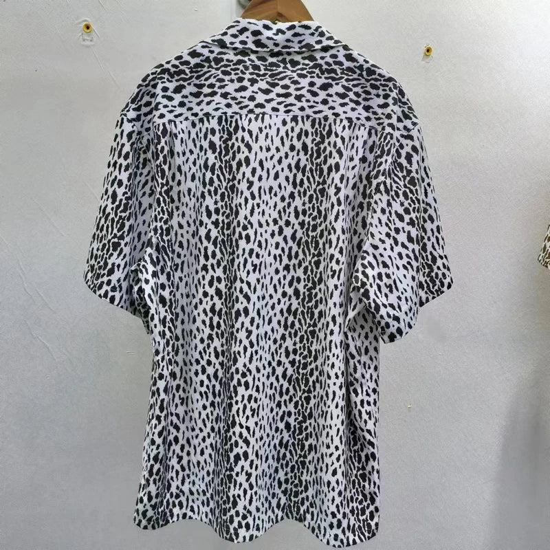Leopard Print Y2k High Quality Hawaii Beach Men