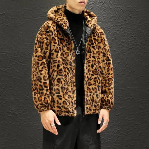 2024 Autumn and Winter New Leopard Print Jacket