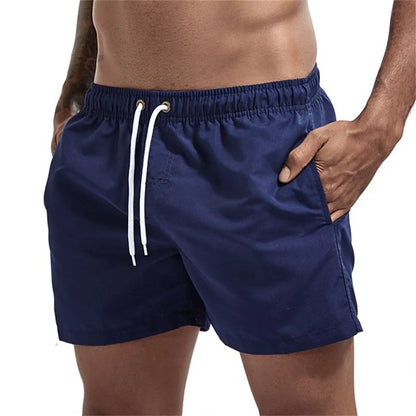 Mens Swim Trunks with Pockets Mesh Liner Summer