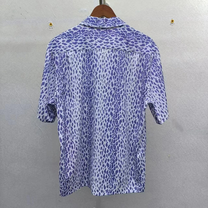 Leopard Print Y2k High Quality Hawaii Beach Men