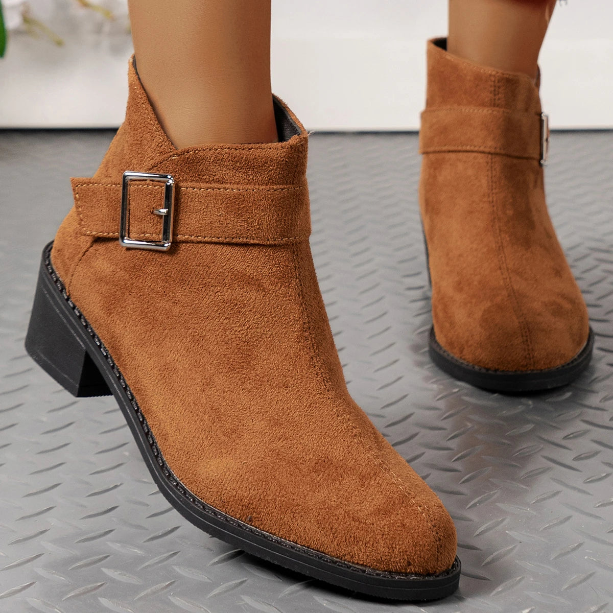 New Ankle Boots Women High Heels Women Shoes