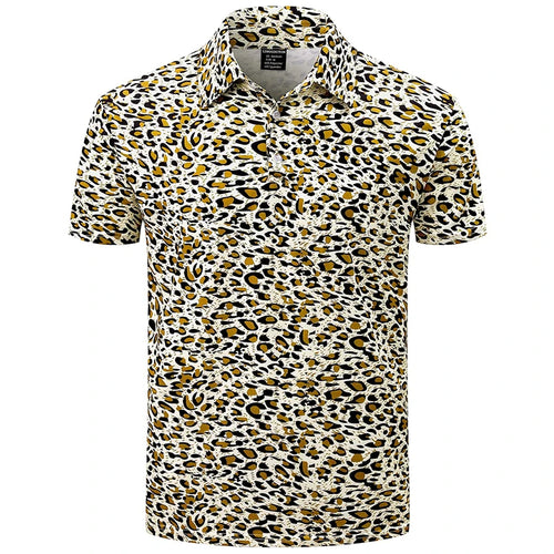 Harajuku Personality Polo Shirt For Men Strong Color