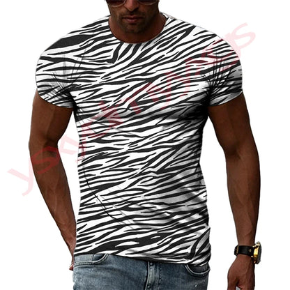 Summer Hip-Hop Style Leopard Tiger Animal Fur