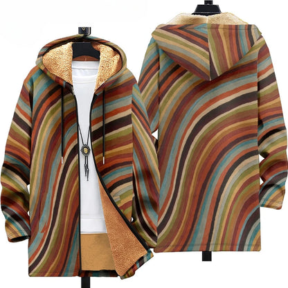 3D Men Cardigans Coats Tiger Loong Printed Plush