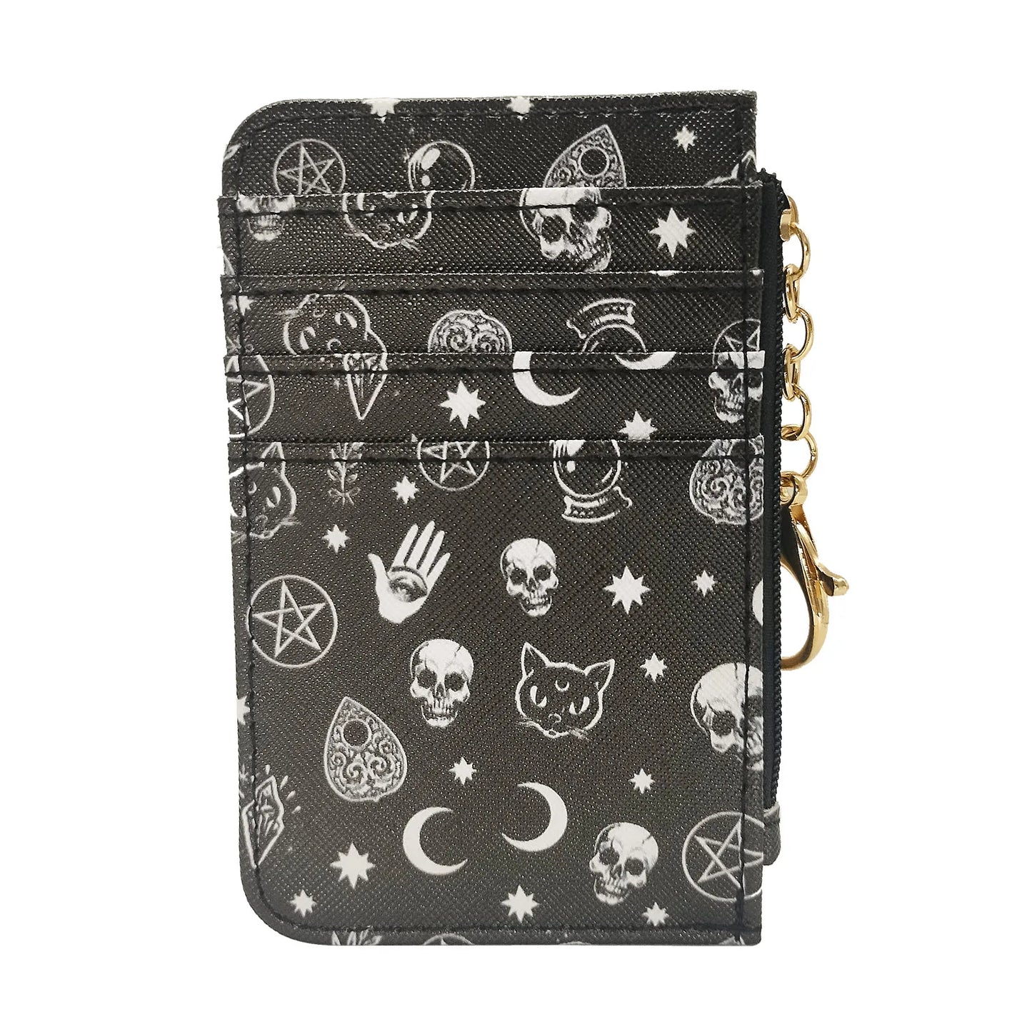 New Leopard Pattern Leather Slim Card Wallet For  men