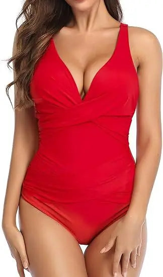 Vintage One Piece Swimsuit Sexy Printed Swimming Suit for Women Summer Monokini Swimwear Bathing Suits Boho Ladies Swimsuits