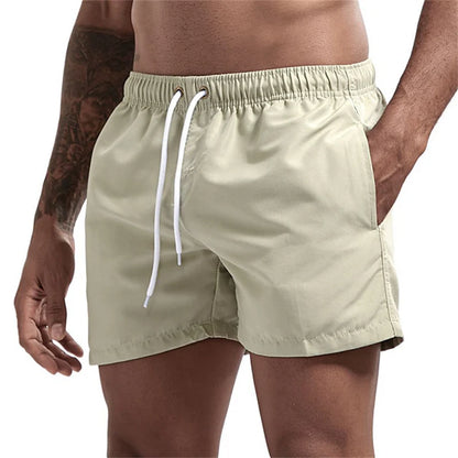 Mens Swim Trunks with Pockets Mesh Liner Summer