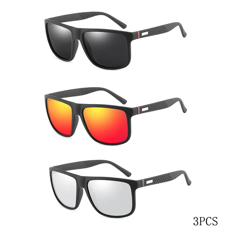 Fashion Vintage Square Polarized Sunglasses Men Women Luxury Brand Designer Men's Sun Glasses Driving Fishing UV400 Eyewear Man