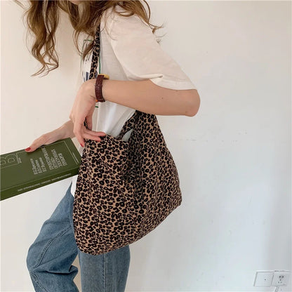 Japanese and Korean Ins Modern Small Leopard Print