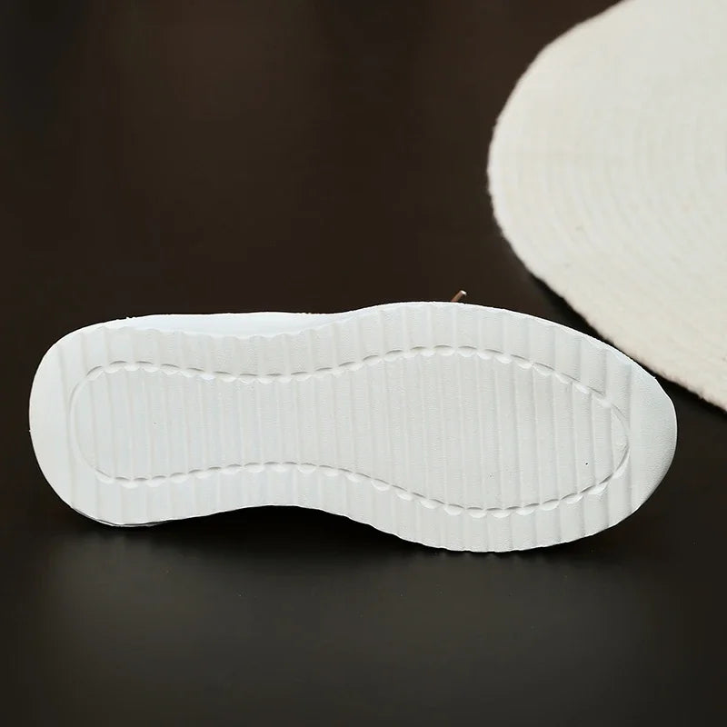 Fashion Leopard Knitted Sneakers for Women 2025