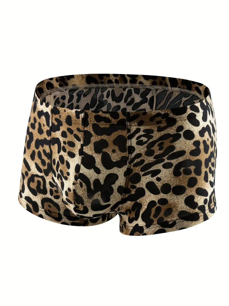 Boxer Homme à Imprimé Léopard – Confort & Style Sauvage