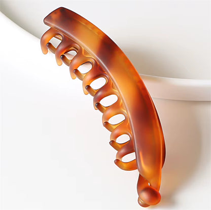 Banana Hair Claw Clips Clamp Barrettes Big Women Hairgrips Hairpin Girls Ponytail Hair Accessories Leopard Headwear