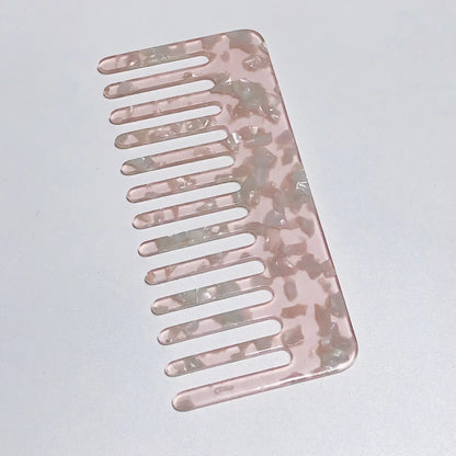 Korean Simple Acetate Hair Styling Comb Women Girls Antistatic Hair Comb Headdress Marbled Leopard Hair Comb Head Massage Brush