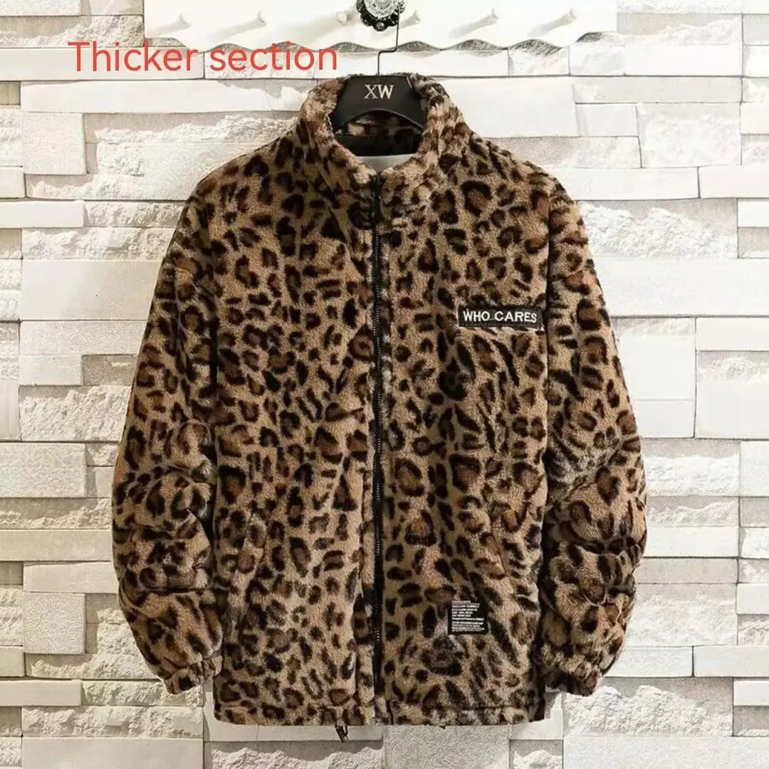 Leopard Print Jacket Loose and Comfortable Jungle Line