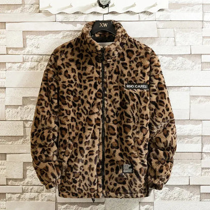 Leopard Print Jacket Loose and Comfortable Jungle Line