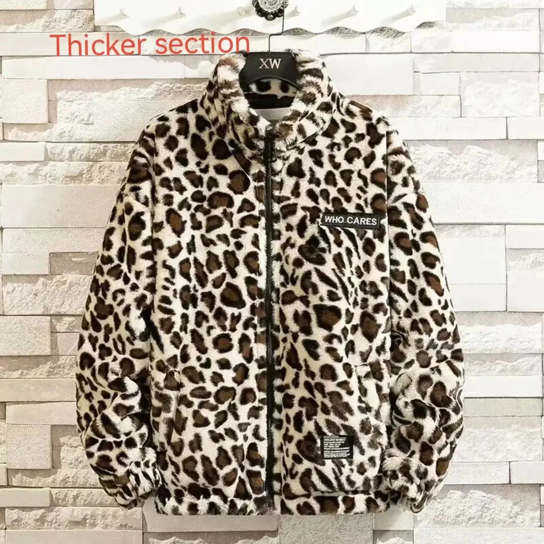 Leopard Print Jacket Loose and Comfortable Jungle Line