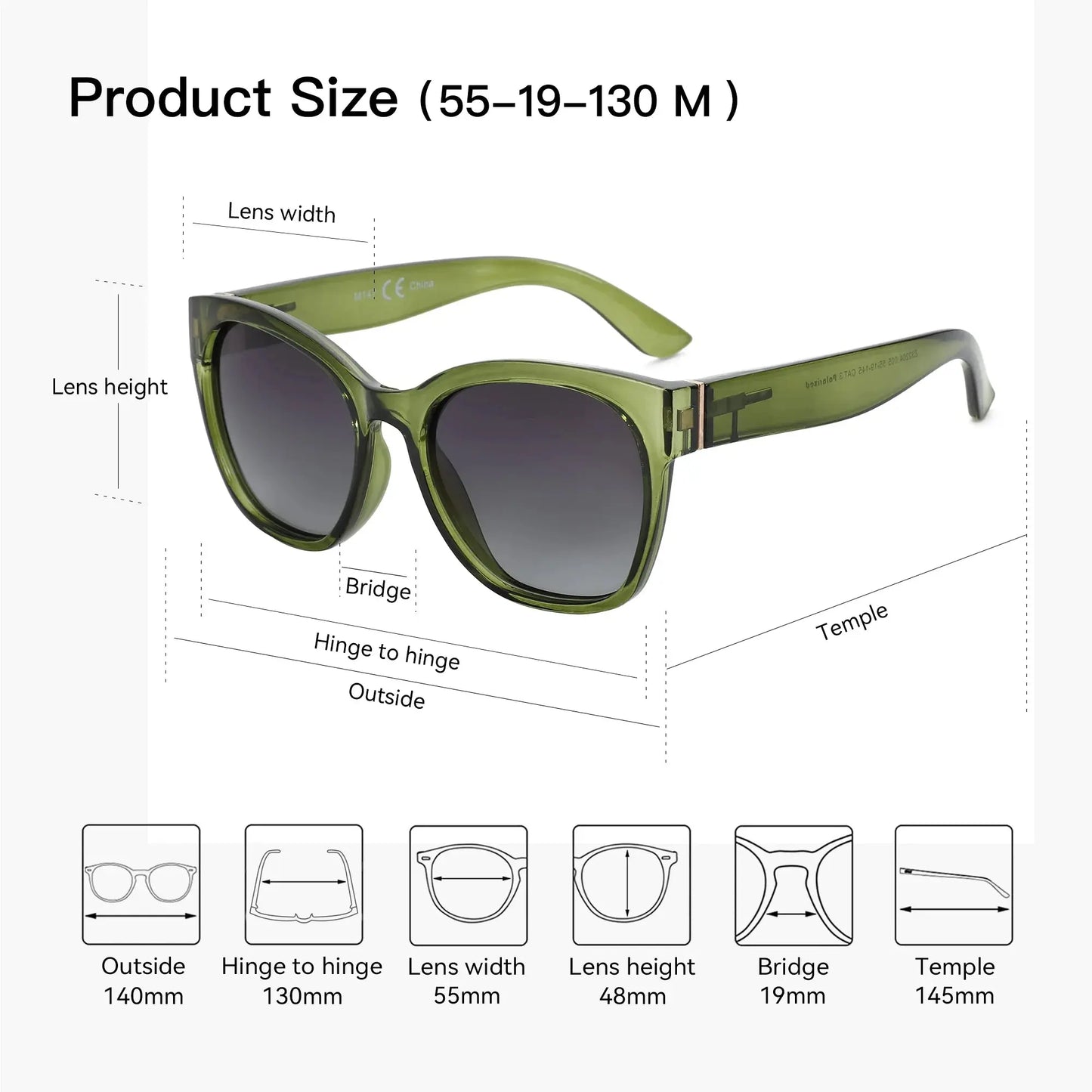 ZENOTTIC Fashion Original Thick Butterfly Frame - Jungle Line