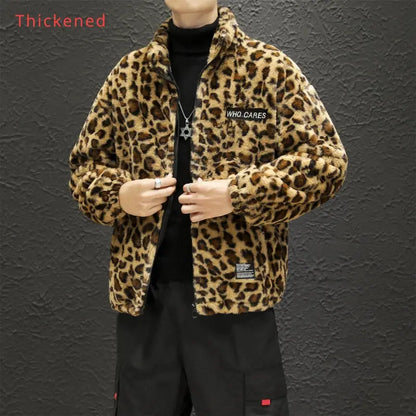 2024 Autumn and Winter New Leopard Print Jacket Jungle Line