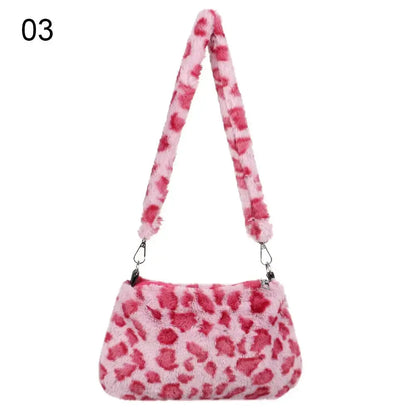 Autumn Winter Women's Shoulder Bag Animal Print - Jungle Line