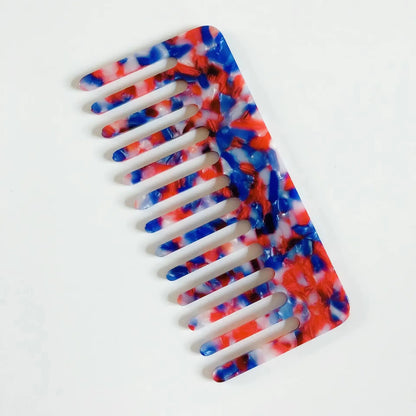 Korean Simple Acetate Hair Styling Comb Women Girls Antistatic Hair Comb Headdress Marbled Leopard Hair Comb Head Massage Brush