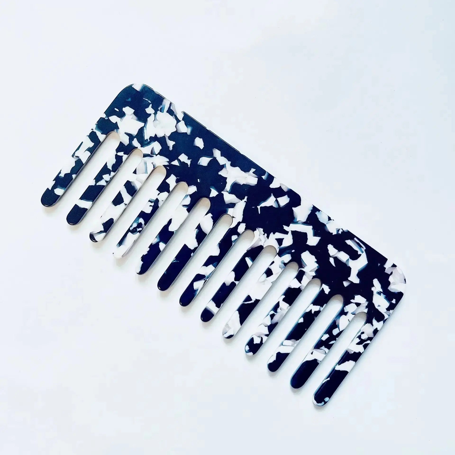 Korean Simple Acetate Hair Styling Comb Women Girls Antistatic Hair Comb Headdress Marbled Leopard Hair Comb Head Massage Brush