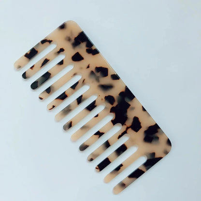 Korean Simple Acetate Hair Styling Comb Women Girls Antistatic Hair Comb Headdress Marbled Leopard Hair Comb Head Massage Brush