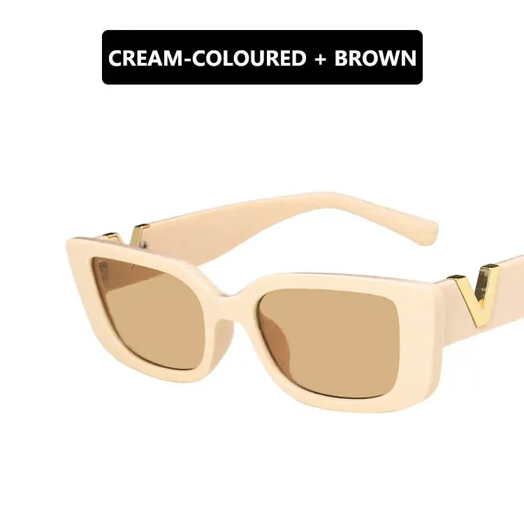 Retro Rectangle Sunglasses Women Brand Designer - Jungle Line