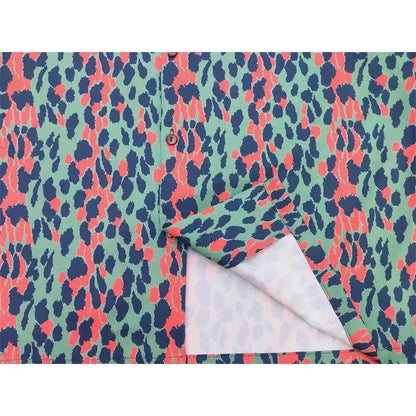 2024ss Summer New Leopard Print Full Print Casual Hawaii Shirts Men Woman 1:1 Good Quality Loose Short Sleeve T Shirt - Jungle Line