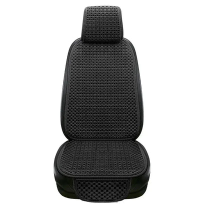 Gray Summer Ice Silk Car Seat Covers by Jungle Line, non-slip and wear-resistant fabric for comfortable vehicle seating.