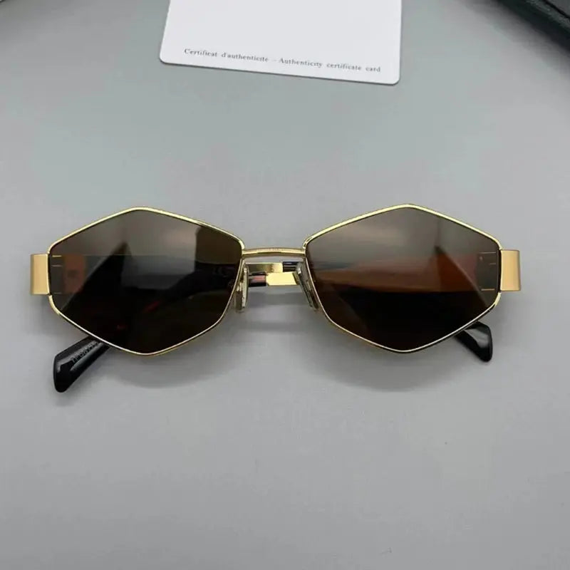 Vintage Special-Shaped Sunglasses Women - Jungle Line