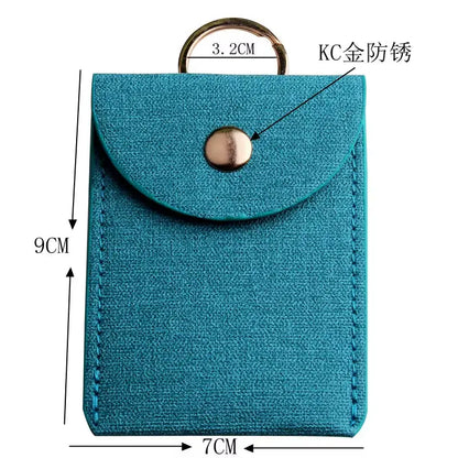 Portefeuille en similicuir à imprimé léopard Jungle Line avec porte-clés, design fonctionnel et élégant pour femmes.