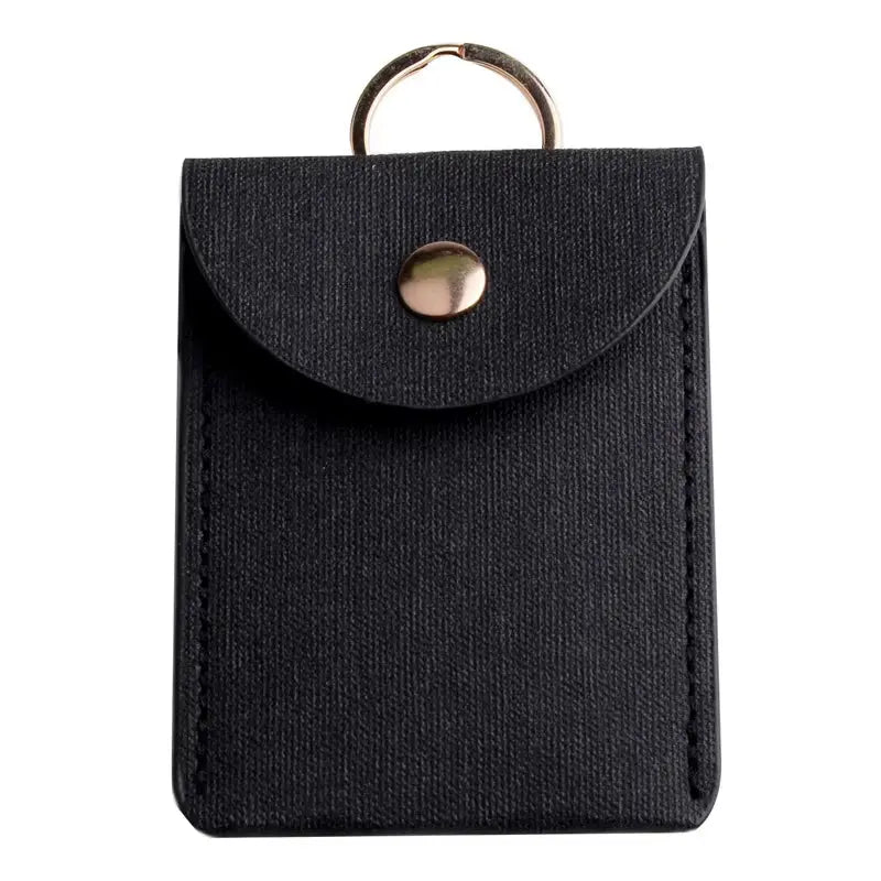 Portefeuille en PU à motif léopard Jungle Line avec porte-clés, design tendance et pratique pour accessoires et cartes.