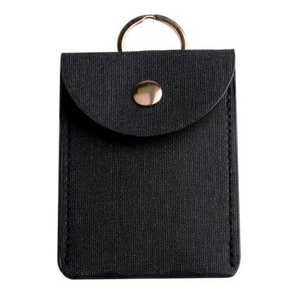 Portefeuille en PU à motif léopard Jungle Line avec porte-clés, design tendance et pratique pour accessoires et cartes.