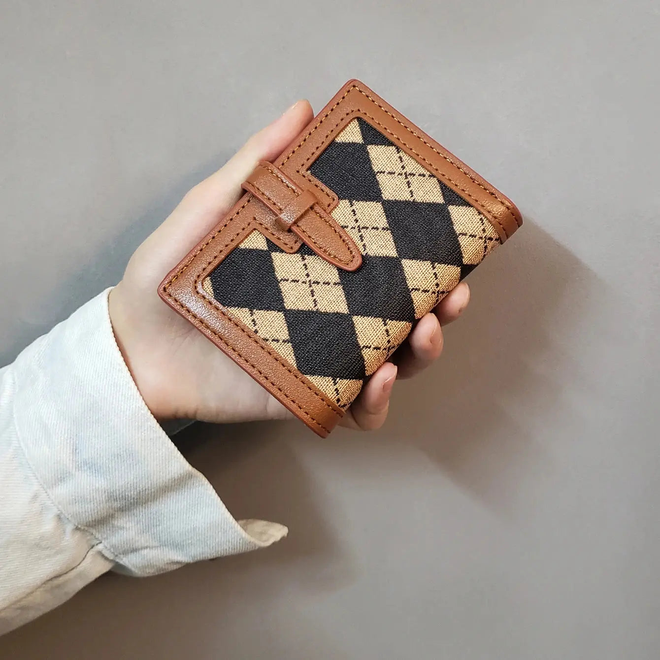 Luxury Leopard Paint Short Wallet PU Leather Fashion - Jungle Line