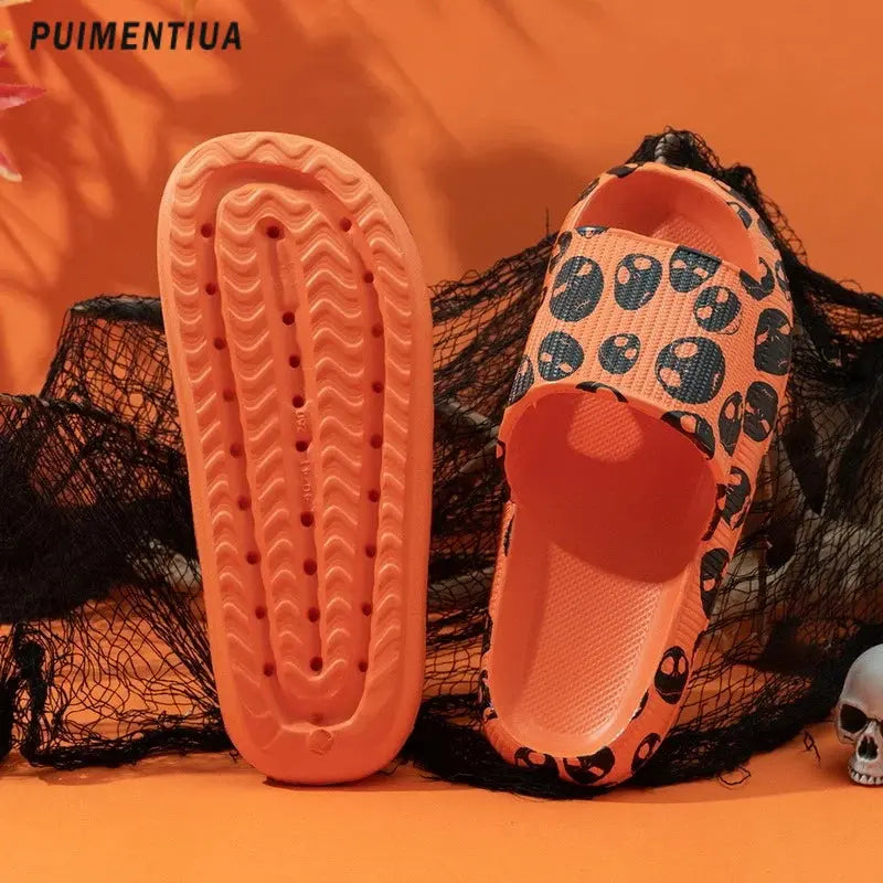 Leopard Print Cloud Slippers For  Men Jungle Line