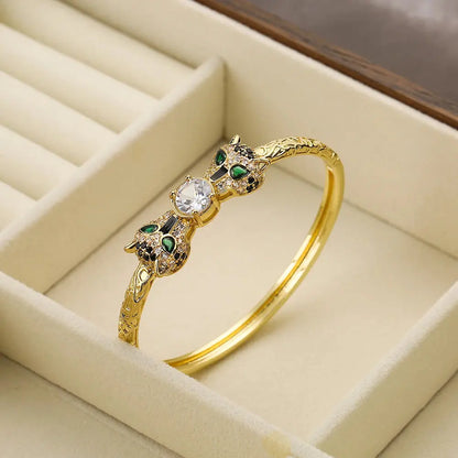 Luxury AAA Cubic Zirconia Wedding Jewelry Jungle Line