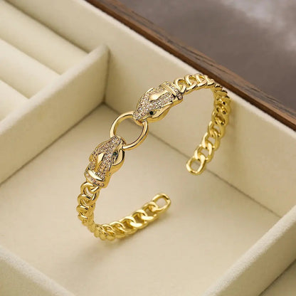 Luxury AAA Cubic Zirconia Wedding Jewelry Jungle Line