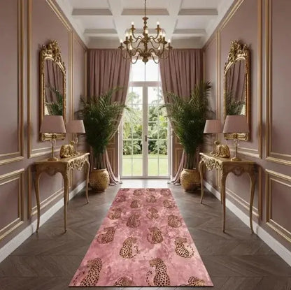 Leopard Runner Rug, Leopard Area Rug Leopard Themed Rug Hallway Rug Leopard Decor Rug Runner Runner Rug Area Rug Animal Long Rug - Jungle Line