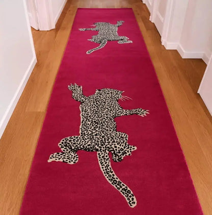 Leopard Runner Rug, Leopard Area Rug Leopard Themed Rug Hallway Rug Leopard Decor Rug Runner Runner Rug Area Rug Animal Long Rug - Jungle Line