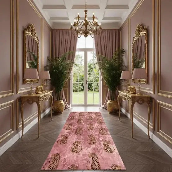 Leopard Runner Rug, Leopard Area Rug Leopard Themed Rug Hallway Rug Leopard Decor Rug Runner Runner Rug Area Rug Animal Long Rug - Jungle Line