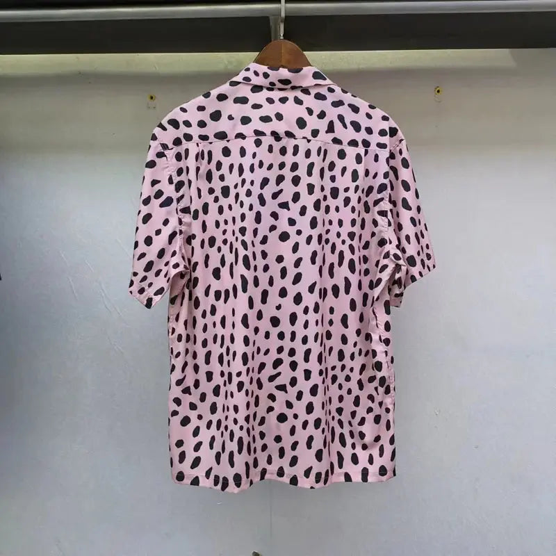 Leopard Print Y2k High Quality Hawaii Beach Men - Jungle Line