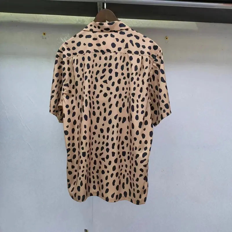 Leopard Print Y2k High Quality Hawaii Beach Men - Jungle Line