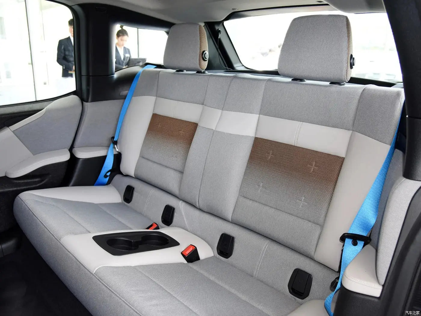 Full set of Jungle Line custom fitted faux leather car seat covers installed on vehicle seats, showcasing sleek design and fit.