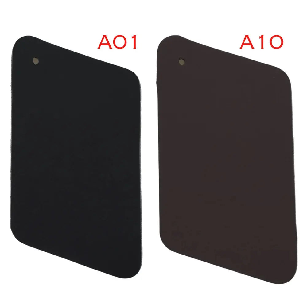 Full set of Jungle Line custom fitted faux leather car seat covers showing sleek leather upholstery on front seats.