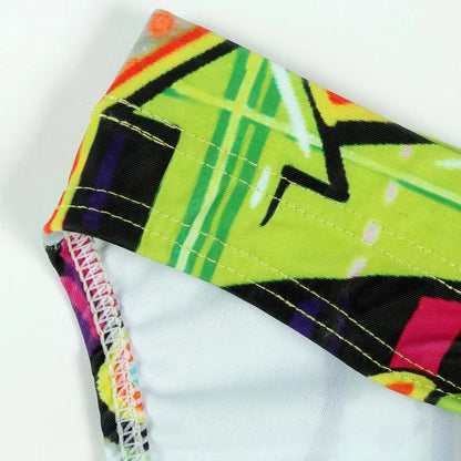 Swimsuit Men Swimming Briefs Sexy Swimwear Man Bikini Leopard Beachwear Pool Party Sunbathing Shorts Underwear Slips hombre - Jungle Line