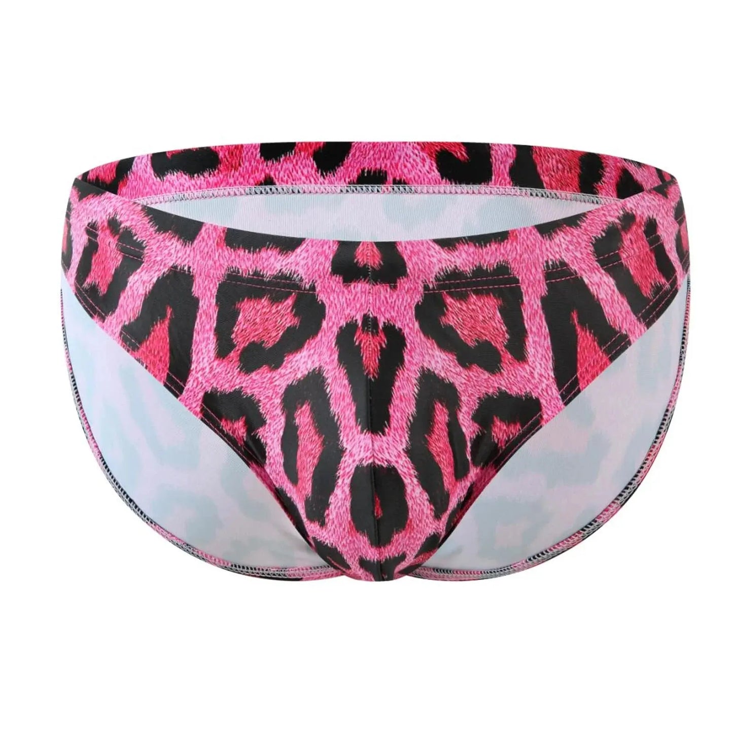 Swimsuit Men Swimming Briefs Sexy Swimwear Man Bikini Leopard Beachwear Pool Party Sunbathing Shorts Underwear Slips hombre - Jungle Line